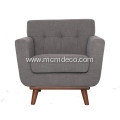 Mid-century Modern Classic Fabric Sofa